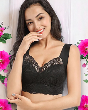 Push Up Wireless Lace Bra