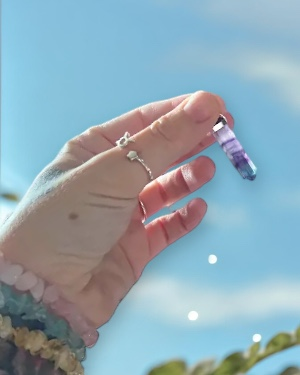 Fluorite Point Pendant